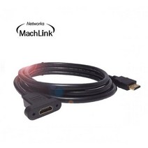[MachLink] 마하링크 HDMI 판넬형 연장 케이블 [Ver1.4] 0.6M [ML-HE002], 단품