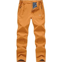 일본 몽벨 캠핑 montbell YSENTO 가을 겨울용 등산 팬츠 맨즈 아웃도어 롱 방수 뒤 기모 두꺼운 통기 방한, 08 62-오렌지_01 M