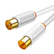 TV 안테나 디지털 cabletime video cable tv mf 3c2v cable for high-definition tv hd high quality antenna, 3m