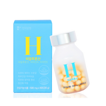 [한미양행] 히알루론산 먹는 엘라스틴 콜라겐 피부 영양제 500mg 60캡슐, 상품 선택:01. 히알루론산 1박스/1개월분, 상세 설명 참조