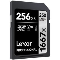Lexar SDXC 1667x 256GB SD메모리카드