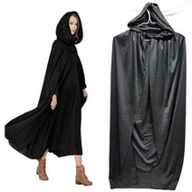 할로윈파티의상 후드망토 신부님 저승사자 드라큐라, 중 35x90cm