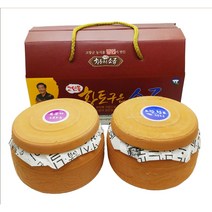 랙돌 신안 황토항아리 구운소금 세트 1kg 천일염 솔트 신안소금, 황토소금+복분자소금
