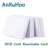 Cuid 변경 가능 키 13.56mhz 스마트 칩 태그 Nfc 복사기 0 섹터 재기록 카드 1k S50 복제 복사 배지 5/10 피스, [02] CUID Card-10PCS
