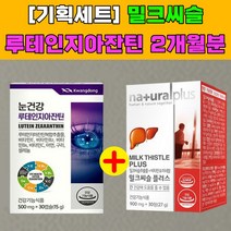 지방간 간 눈 건강 노안 에 좋은 영양제 밀크씨슬 루테인 간기능 개선제 보호제 보조제 회복제 건강한 피로 간수치 효능 추천 식품 플러스 건조 노화 40대 50대 남자 남성 여성, 1개, 밀크씨슬+루테인 2개월분, 60정