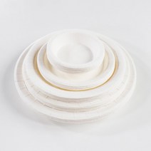 일회용 무지 종이접시 10매입 10/14/18/20/23cm 파티접시, 무지 종이접시 23cm