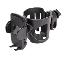 LTSKY 2in1 유모차 음료 홀더 자전거 음료 홀더 스마트 홀더 로드 자전거 병 홀더 포유병 종이컵 컵 홀더 360도 회전 조정가능