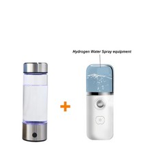 정수기 500ml 필터 물 수소 발생기 병 이온화기 병 필터 마시는 수소 처리기, 조합1