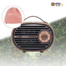 툴콘 휴대용 파우치 증정 툴콘 PTC팬히터 TCP-1000TM 캠핑 미니 휴대용 호두나무 우드 감성