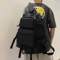 스트릿 백팩 여행 보조 가방 데일리 학생 캐주얼