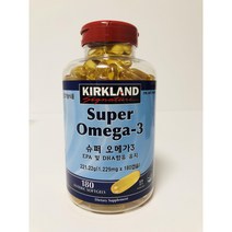 커클랜드시그니처 슈퍼 오메가 3 1229mg X 180캡슐 장용성-코스트코, 180정, 180정
