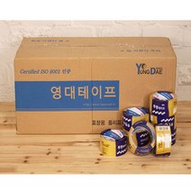 KPJ464134[BOX]영대투명2절테이프(24mm*25m)/50개입