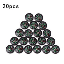 20pcs 미니어처 버튼 나침반 미니 포켓 오일 하이킹 캠핑 야외 활동 액세서리를위한 정확한 나침반, 검은색, 한개옵션0