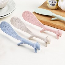 밥알이 붙지않는 전분 다람쥐 주걱, 그린