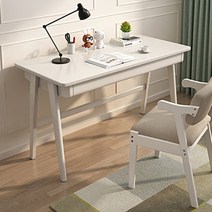 고무나무 원목책상 서랍형 / 컴퓨터책상 학생책상 사무용책상, 원목