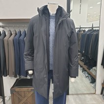 레노마 옴므 구스 충전제 밑까시 토끼털 점퍼 차콜그레이 RMHMBU56A