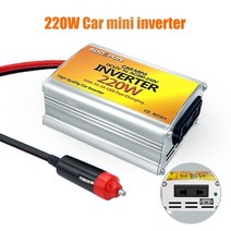 자동차 인버터 12v 220v ac 전력 변환기 5v 2a usb 순수 사인파 자동차 인버터 충전기 변환 전력 최대 100-220w, b