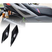 야마하 XMAX300 엑스맥스300 튜닝 파츠 카본무늬 리어 사이드 커버 바디 스크래치방지, 1개