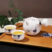 다도세트 전통찻잔 중국 엔틱찻잔 차 다기 선물용, 다기세트 (찾잔 2컵)