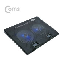 Coms 노트북 쿨러쿨링패드 17형 블랙, 본상품선택, !단일상품★입니다