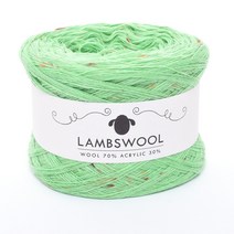 삼남뜨개실 삼남램스울 60g 코바늘실 털실, 39번 램스울 라이트 민트