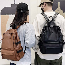 여대생 대학생 가죽 백팩 여성 남성 직장인 출근 백팩 여행 배낭 캐주얼 등에메는가방
