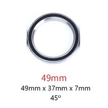 위험 자전거 헤드셋 베어링 41/41.8/47/49/51/52mm MTB 도로 수리 강철 부품 액세서리, 04 49mm