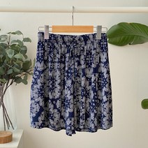 키메라제이 찰랑 페이즐리 비치웨어 밴딩 반바지 3color