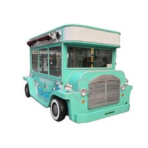 푸드트럭 전기 패스트 푸드 트롤리 카트 4 바퀴 식품 consion 밴 트럭 모바일, 5m exw 가격
