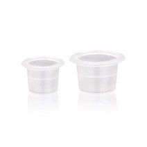 뷰티이너스 실리콘 색소컵 대/소 (100개입 ) 색소팔레트 반영구재료, 실리콘 색소컵 대