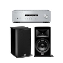 야마하 R-S202+ JBL HDI 1600 하이파이오디오, 블랙