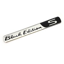 자동차 스티커 자동 배지 엠블럼 데칼 브라운 스톤 이그제큐티브 화이트 블랙 BMW Audi Ford 닛산 지프 Toyota Skoda, [12] Black Edition S