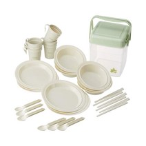 LOGOS 로고스 캠핑용 식기세트 BOX 6인용 81285028