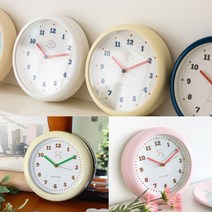 잇츠모던 예쁜 무소음 파스텔 벽시계 아이방 아기방 시계+건전지, 버터