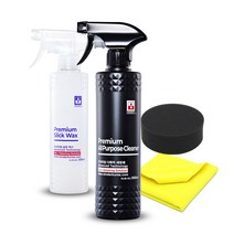 바인더 다목적세정제 500ml 물없이세차 워터리스세차 apc클리너 차세정제 타월, 바인더 다목적 세정제 500 세트