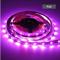 방송조명 유튜브 방송용 링라이트 촬영 조명 장비 제품 5 meter/pack LED 스트립 빛 갈 랜드 가스 켓 5m SMD 2835 유연한 DC 12V 다이오드 694EA 8, 07 분홍색, Waterproof
