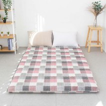 아르떼베딩 퀸 요매트+솜포함 국산 순면 사계절 양면 누빔, 스테이 핑크