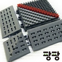 카디매트 조립형 학교 출입구 관공서 현관매트 발매트, 중간솔(A회색)