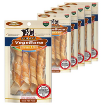 베게브랜드 스마트 베게본 꽈배기 덴탈껌 4p, 8개, 치킨 + 밀크 혼합맛