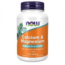 나우푸드 칼슘 1000mg 마그네슘 500mg 100정, 1개