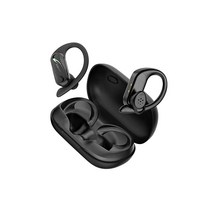 Bluetooth53 골전도 이어폰 완전 무선 요령껏 bluetooth 스포츠 귀걸이 25시간 재생 한쪽 귀 96g TPU제극박이어-후크 경량 블루스 방진 방수 핏감 핸즈프리 통화