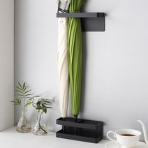 [P1M] 철제 우산꽂이 자석 우산정리대 현관문 부착 우산걸이 / 벽걸이정리대 철제선반 벽걸이수납장 못안박는선반 무타공벽선반 벽걸이철재 자석선반 철제벽선반 붙이는선반 못없이벽선반 못없이선반 ( P1M / 632594EA ), 브라운, 본상품선택