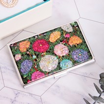 모란도 자개명함케이스 여자명함케이스 자개명함집, 선물포장O, T9자개명함케이스(모란도)