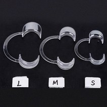 C 플라스틱 치과 립 볼 견입 오프너 도구 제품 구강 청소 치아 미백 5 개, 3pcs Blue LMS