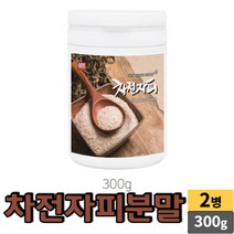 100% 차전자피 파우더 가루 300g x 2통