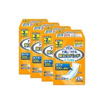 아텐토 요실금 와이드 롱 패드 성인기저귀 21매x4팩, 4개