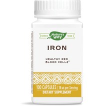 네이쳐스웨이 철분 18mg 캡슐, 100개입, 1개