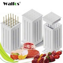 양꼬치기계 가정용 꼬치구이기WALFOS 바베큐 고기 꼬치 제조기 그릴 문자열 기계 두부 케밥 상자 주방 액세