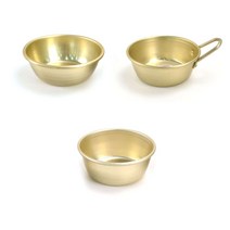국산 꼬치어묵 꼬치오뎅 그릇 앞접시 양은 손잡이 막사발 막걸리잔 13.5 x 5cm, 막걸리편수대13.5x5cm