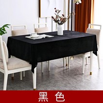 벨벳 테이블보 호텔 회의실 연회장 고급 식탁커버, 1mx1.6, 블랙